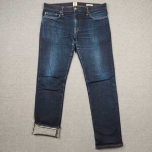 Hiroshi Kato Jeans Mens 33 Indigo Selvedge The Pen Slim Raw Denim Made In USA